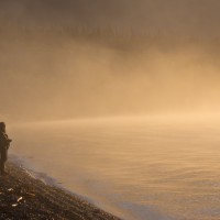 Sunrise, Grosvenor Lake, Katmai National Park, AK
