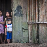 Mozeten-Chimane children, Bolivia