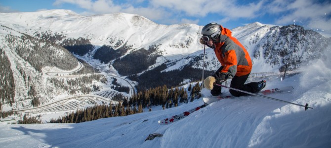 Skiing Arapahoe Basin